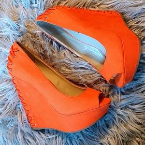 SOLD!!!!! Orange Wedges
